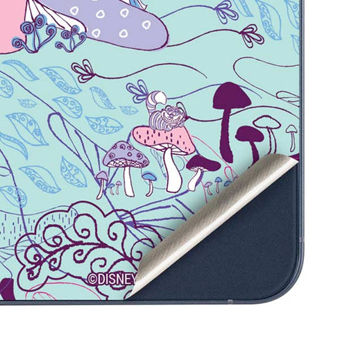 Disney Alice in Wonderland (animated) Mushrooms Print Pattern Galaxy A35 5G Skin
