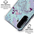 Disney Alice in Wonderland (animated) Mushrooms Print Pattern Galaxy A36 5G Clear Case