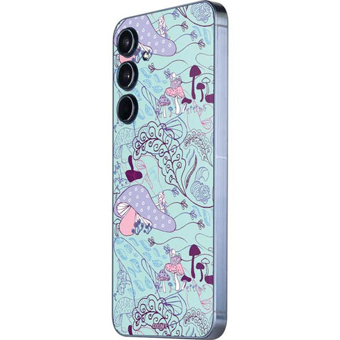 Disney Alice in Wonderland (animated) Mushrooms Print Pattern Galaxy A55 5G Skin
