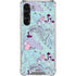 Disney Alice in Wonderland (animated) Mushrooms Print Pattern Galaxy S24 FE Clear Case