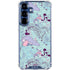 Disney Alice in Wonderland (animated) Mushrooms Print Pattern Galaxy S25 Clear Case