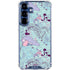Disney Alice in Wonderland (animated) Mushrooms Print Pattern Galaxy S25 Plus Clear Case