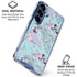 Disney Alice in Wonderland (animated) Mushrooms Print Pattern Galaxy S25 Plus Clear Case