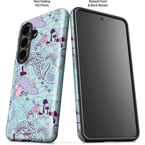 Disney Alice in Wonderland (animated) Mushrooms Print Pattern Galaxy S26 Impact Case