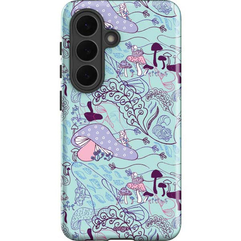 Disney Alice in Wonderland (animated) Mushrooms Print Pattern Galaxy S26 Plus Impact Case