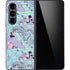 Disney Alice in Wonderland (animated) Mushrooms Print Pattern Galaxy Z Fold5 5G Skin