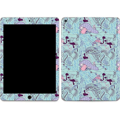 Disney Alice in Wonderland (animated) Mushrooms Print Pattern iPad Skins