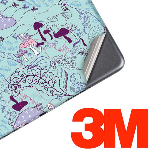 Disney Alice in Wonderland (animated) Mushrooms Print Pattern iPad Skins