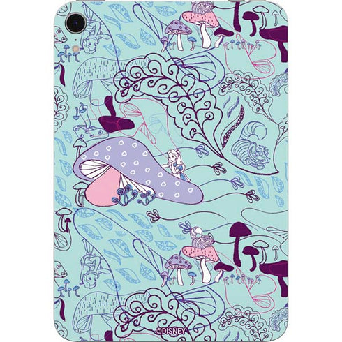 Disney Alice in Wonderland (animated) Mushrooms Print Pattern Apple iPad Mini Skin