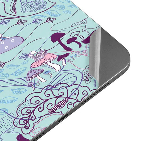 Disney Alice in Wonderland (animated) Mushrooms Print Pattern Apple iPad Mini Skin
