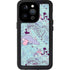 Disney Alice in Wonderland (animated) Mushrooms Print Pattern iPhone 15 Pro Waterproof Case