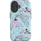 Disney Alice in Wonderland (animated) Mushrooms Print Pattern iPhone 16 Impact Case