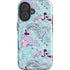 Disney Alice in Wonderland (animated) Mushrooms Print Pattern iPhone 16 Impact Case