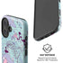 Disney Alice in Wonderland (animated) Mushrooms Print Pattern iPhone 16 Magsafe Impact Case