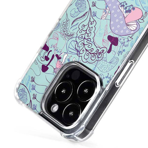 Disney Alice in Wonderland (animated) Mushrooms Print Pattern iPhone 16 Pro Max MagSafe Case