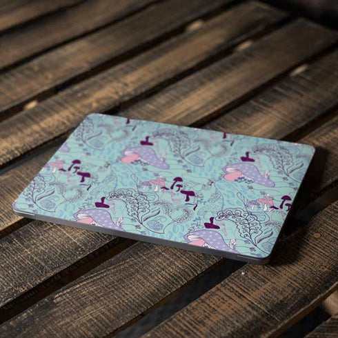 Disney Alice in Wonderland (animated) Mushrooms Print Pattern Apple MacBook Air Skin