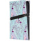 Disney Alice in Wonderland (animated) Mushrooms Print Pattern PS5 Pro Console Skin