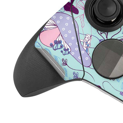 Disney Alice in Wonderland (animated) Mushrooms Print Pattern Xbox Elite Wireless Controller Series 2 Skin