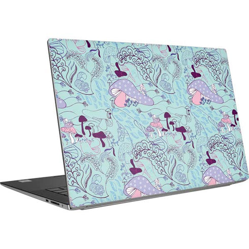 Disney Alice in Wonderland (animated) Mushrooms Print Pattern Dell XPS Skin