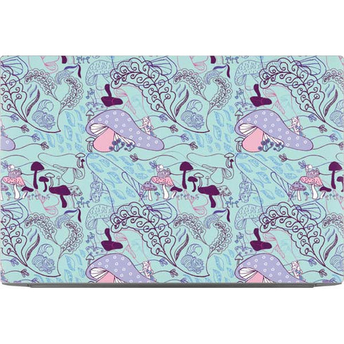 Disney Alice in Wonderland (animated) Mushrooms Print Pattern Dell XPS Skin