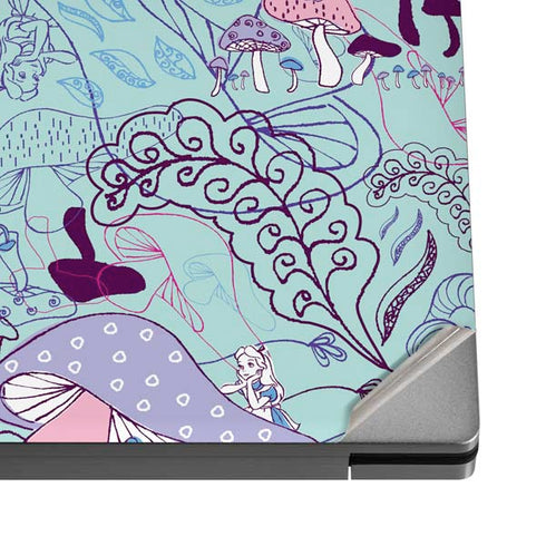 Disney Alice in Wonderland (animated) Mushrooms Print Pattern Dell XPS Skin