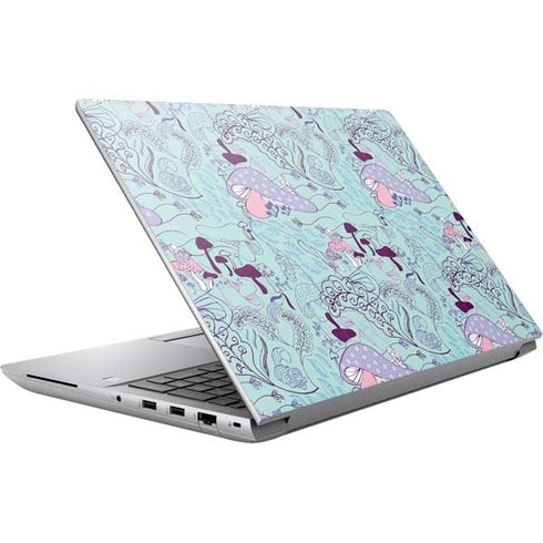 Disney Alice in Wonderland (animated) Mushrooms Print Pattern HP ZBook Fury 16 G10 Skin