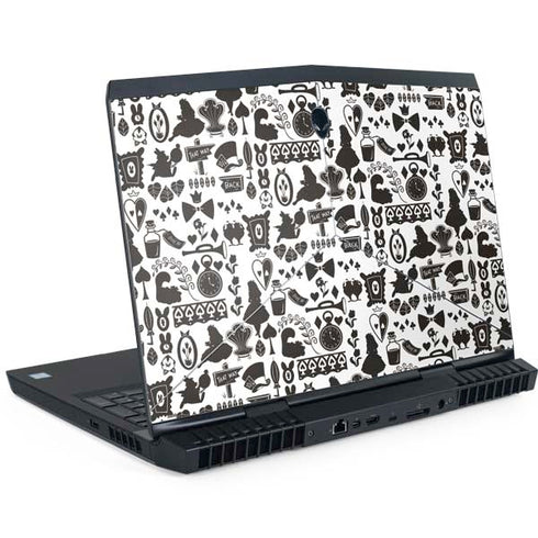 Disney Alice in Wonderland (animated) Silhouette Pattern Dell Alienware Skin