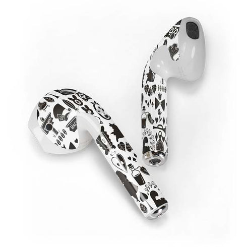Disney Alice in Wonderland (animated) Silhouette Pattern Apple AirPods Skin