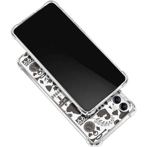 Disney Alice in Wonderland (animated) Silhouette Pattern Gabb Phone 4 Clear Case