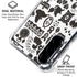 Disney Alice in Wonderland (animated) Silhouette Pattern Galaxy A36 5G Clear Case