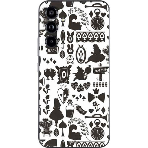 Disney Alice in Wonderland (animated) Silhouette Pattern Galaxy A54 5G Skin
