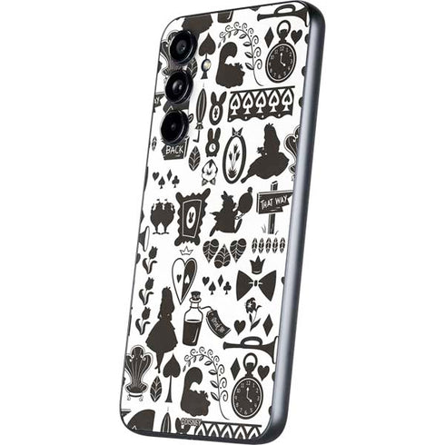 Disney Alice in Wonderland (animated) Silhouette Pattern Galaxy A54 5G Skin