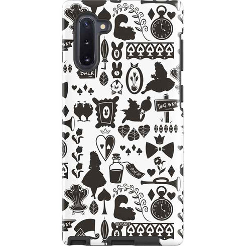 Disney Alice in Wonderland (animated) Silhouette Pattern Galaxy Cases