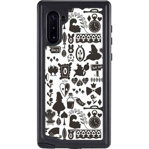 Disney Alice in Wonderland (animated) Silhouette Pattern Galaxy Cases