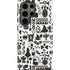 Disney Alice in Wonderland (animated) Silhouette Pattern Galaxy S23 Ultra Pro Case