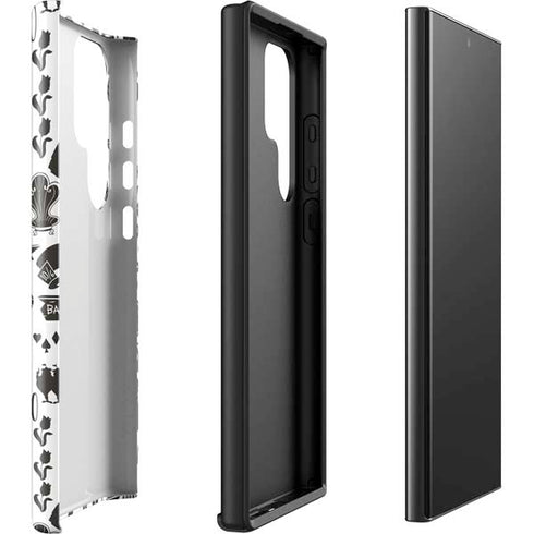 Disney Alice in Wonderland (animated) Silhouette Pattern Galaxy S23 Ultra Pro Case