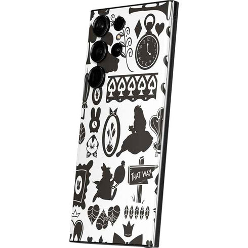 Disney Alice in Wonderland (animated) Silhouette Pattern Galaxy Skins