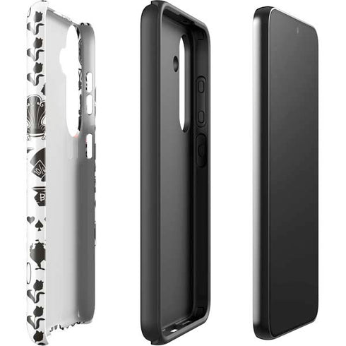 Disney Alice in Wonderland (animated) Silhouette Pattern Galaxy S25 Impact Case