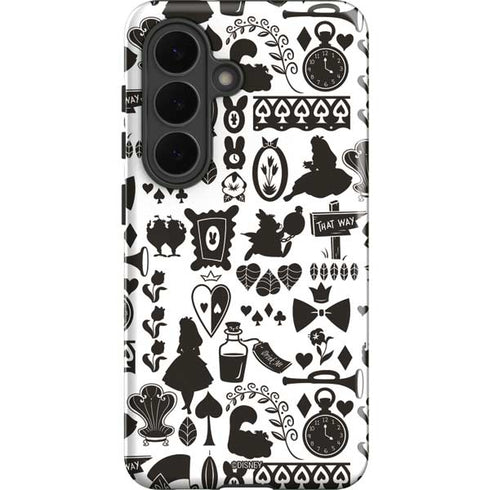 Disney Alice in Wonderland (animated) Silhouette Pattern Galaxy S26 Impact Case
