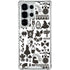 Disney Alice in Wonderland (animated) Silhouette Pattern Galaxy S26 Ultra Clear Case