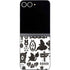 Disney Alice in Wonderland (animated) Silhouette Pattern Galaxy Z Flip6 Skin