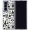 Disney Alice in Wonderland (animated) Silhouette Pattern Galaxy Z Fold5 5G Clear Case