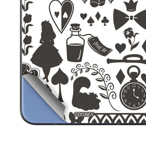 Disney Alice in Wonderland (animated) Silhouette Pattern Galaxy Z Fold5 5G Skin