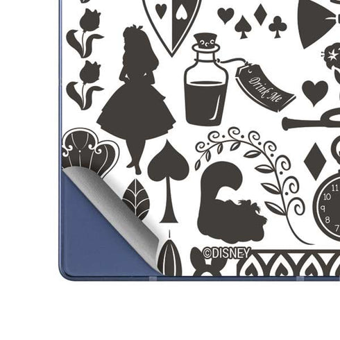 Disney Alice in Wonderland (animated) Silhouette Pattern Galaxy Z Fold6 Skin