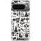 Disney Alice in Wonderland (animated) Silhouette Pattern Google Pixel 10 Pro XL Clear Case