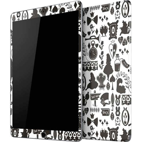 Disney Alice in Wonderland (animated) Silhouette Pattern iPad Skins