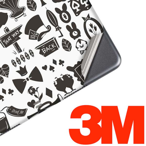 Disney Alice in Wonderland (animated) Silhouette Pattern iPad Skins