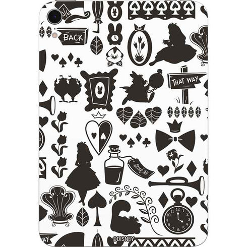 Disney Alice in Wonderland (animated) Silhouette Pattern Apple iPad Mini Skin