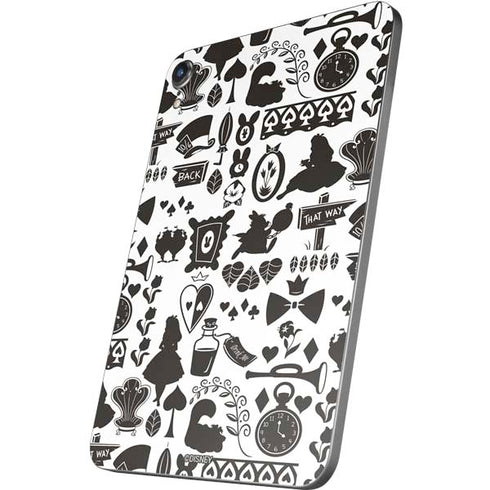 Disney Alice in Wonderland (animated) Silhouette Pattern Apple iPad Mini Skin