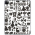 Disney Alice in Wonderland (animated) Silhouette Pattern iPad Pro 11in (2024) Clear Case